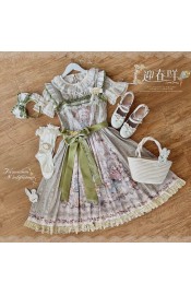 Honey Machine Spring Greeting JSK(Pre-Order/Full Payment Without Shipping)